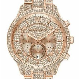 New!!!😍 MK Oversize Pavé Rose Gold